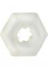 Sexagon Enhancer 1.5 Inch Diameter Clear Sex Toy Product Image 1