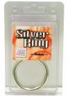 Silver Cock Ring Medium 2 Inch Diameter Silver Sex Toy Product