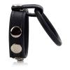 Ball Spreader Adjustable Leather Strap With Ring Medium Black Sex Toy Product Image 3