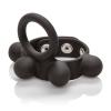 Medium Weighted C Ring Ball Stretcher Black Sex Toy Product Image 2