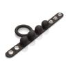 Medium Weighted C Ring Ball Stretcher Black Sex Toy Product Image 1