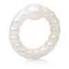 Pearl Beaded Prolong Cock Ring White Sex Toy Product Image 2