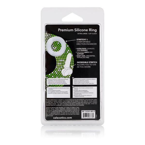 Premium Silicone Ring XL Clear Sex Toy Product