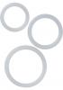 Silicone Support Rings 3 Pack Clear Sex Toy Product Image 2