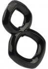 Crazy 8 Enhancer Double Cock Ring Black Sex Toy Product