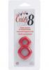 Crazy 8 Cock Ring Red Sex Toy Product Image 2