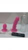 Dual Harness EZ Snap Vibrating Dong And Plug Pink Sex Toy Product Image 3