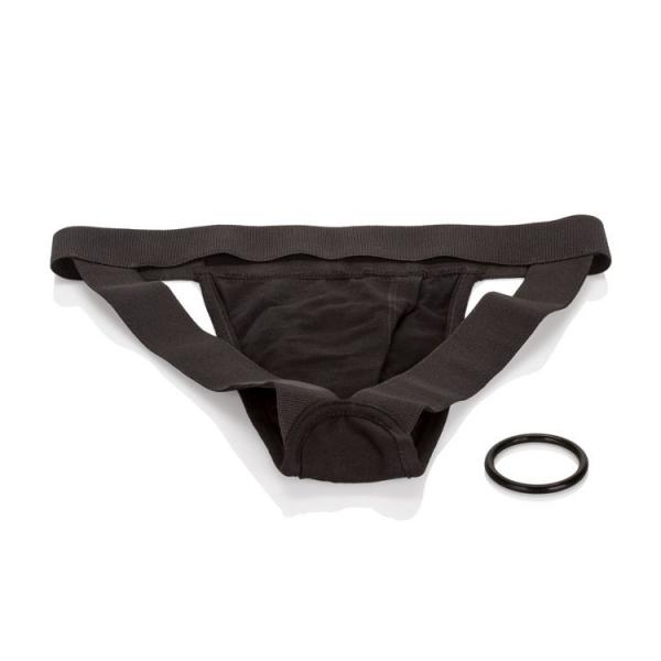 Packer Gear Jock Strap L/XL Black Sex Toy Product