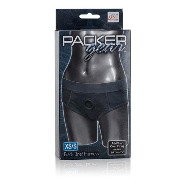 Packer Gear Black Brief Harness XS/S Sex Toy Product
