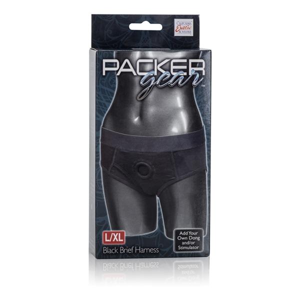 Packer Gear Black Brief Harness L/XL Sex Toy Product