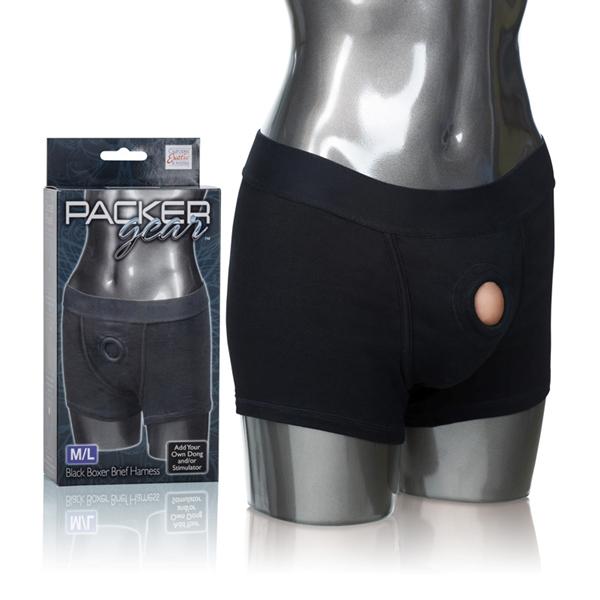 Packer Gear Black Boxer Harness M/L Sex Toy Product