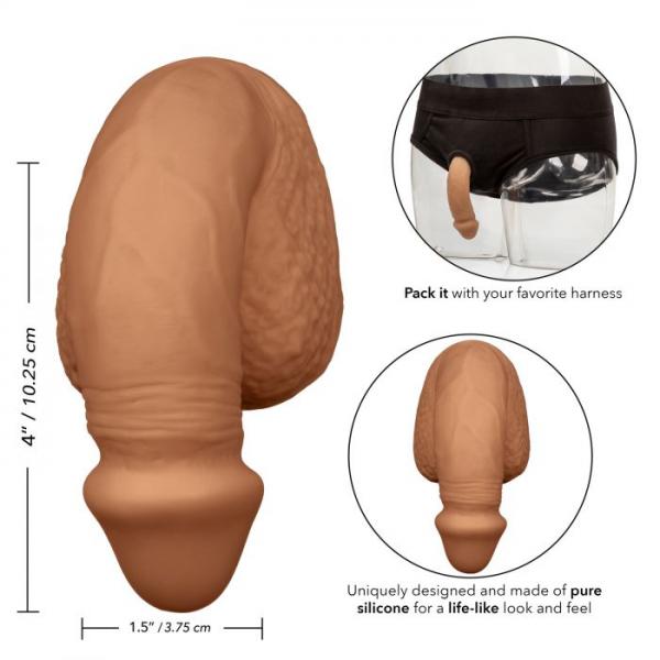 Packer Gear 4 inches Silicone Penis Packing Tan Sex Toy Product