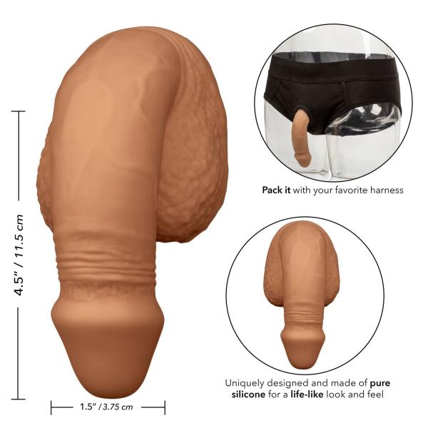 Packer Gear 5 inches Silicone Packing Penis Tan Sex Toy Product