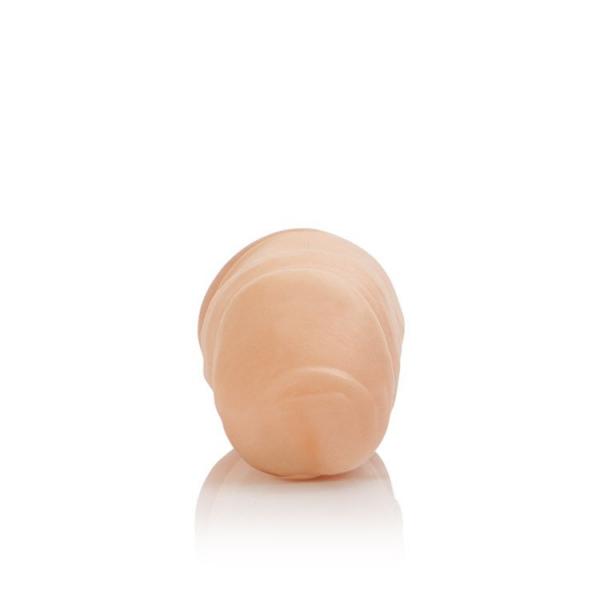 Latex Extension Smooth 3 Inches Beige Sex Toy Product