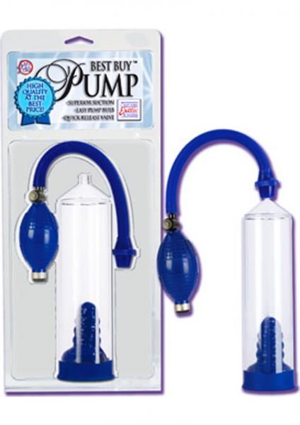 Basic Essentials Penis Pump Blue Sex Toy Product