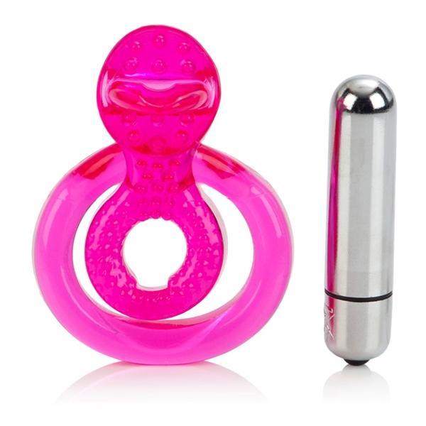 Dual Clit Flicker With Removable Waterproof Stimulator Pink Sex Toy Product