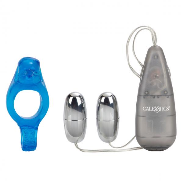 Diving Dolphin Vibrating Love Ring Blue Sex Toy Product