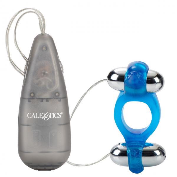 Diving Dolphin Vibrating Love Ring Blue Sex Toy Product