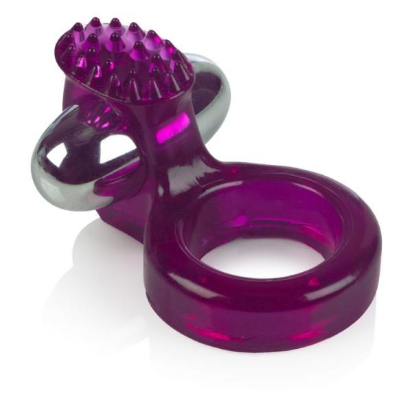 Ring Of Passion Purple Vibrating Cock Ring Sex Toy Product