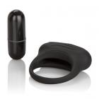 Silicone Lovers Arouser Black Vibrating Ring Sex Toy Product