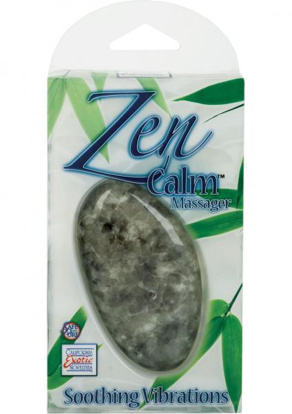 Zen Calm Massager 3.75 Inch Multispeed Grey Sex Toy Product