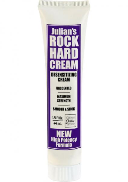 Julian's Rock Hard Cream Desensitizing Cream 1.5oz Sex Toy Product