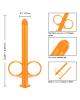 Lube Tube Orange 2 Pack Sex Toy Product Image 4