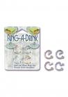 Ring a Drink Gold and Silver Male and Female Drink Identifiers 4 Piece Pack Sex Toy Product