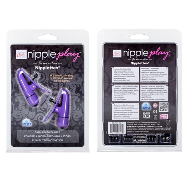 Nipple Play Nipplettes, Purple  Sex Toy Product