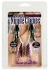 Nipple Clamps with Purple Chain Non Piercing Sex Toy Product Image 2