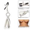 Nipple Play Playful Tassels Nipple Clamps Silver Sex Toy Product Image 4