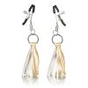 Nipple Play Playful Tassels Nipple Clamps Gold Sex Toy Product Image 1