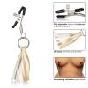 Nipple Play Playful Tassels Nipple Clamps Gold Sex Toy Product Image 4