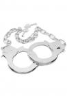 Chrome Hand Cuffs with 19 Inch Chain Sex Toy Product
