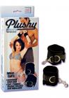 Plushy Gear Lovers Wrist Cuffs Black Sex Toy Product
