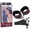 Scandal Over The Door Cuffs Black/Red Sex Toy Product Image 2