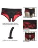 Scandal Crotchless Pegging Panty Set Red S/M  Sex Toy Product Image 4