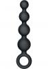 Silicone Booty Beads Black 4.5 Inch Sex Toy Product Image 1