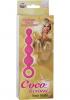 Coco Licious Silicone Booty Beads Pink 4.5 Inch Sex Toy Product Image 2