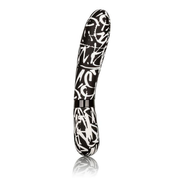 Hype Wand Flexible Shaft Black White Vibrator Sex Toy Product