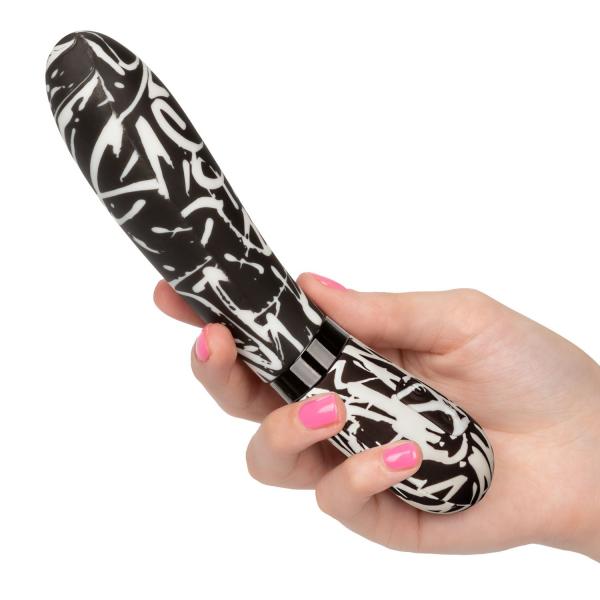 Hype Wand Flexible Shaft Black White Vibrator Sex Toy Product