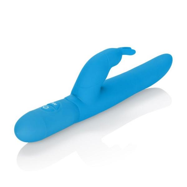 Bounding Bunny Silicone Vibrator Blue Sex Toy Product