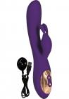 Entice Katharine Silicone Rechargeable Warming Rabbit Purple Sex Toy Product