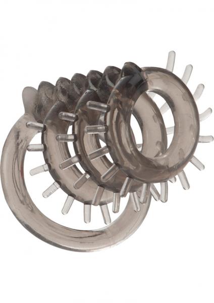 Support Master Triple Ticklers Cock Ring Smoke Sex Toy Product