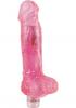 Shanes World Gel Dong with Balls Pink Vibrator Sex Toy Product Image 1