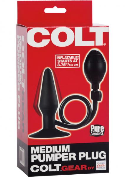 Colt Medium Pumper Plug Inflatable Black Sex Toy Product