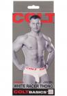 COLT BASICS RACER THONG CHRIS WIDE WHITE SMALL Sex Toy Product