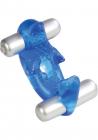 Couples Triple Orgasm Erection Enhancer Cockring Blue Sex Toy Product