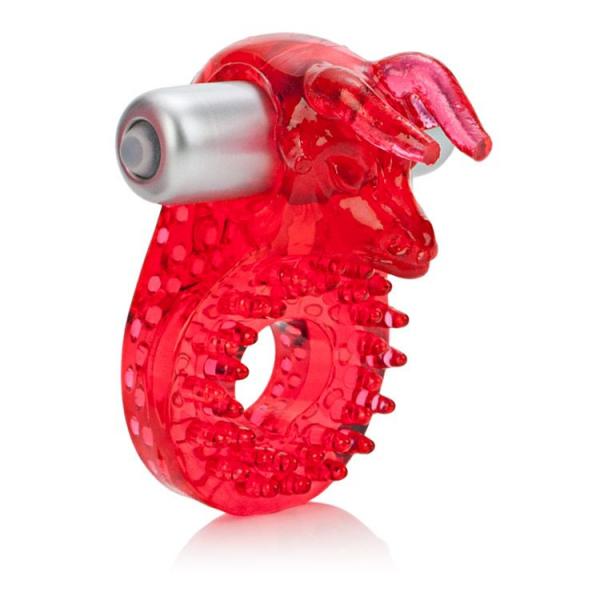 Couples Raging Bull Red Vibrating Ring Sex Toy Product