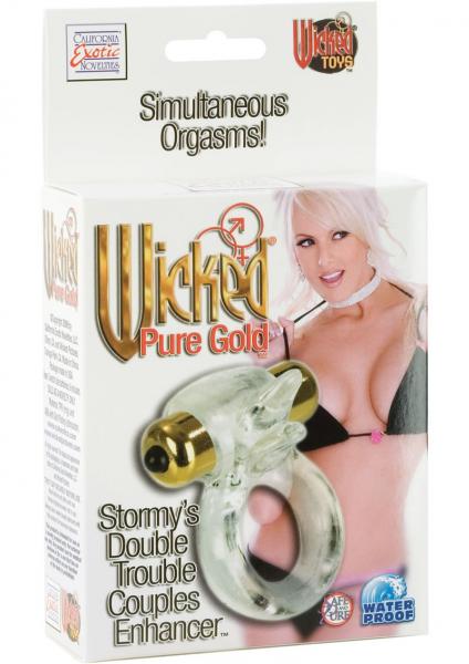 WICKED TOYS STORMYS DOUBLE TROUBLE COUPLES ENHANCER Sex Toy Product